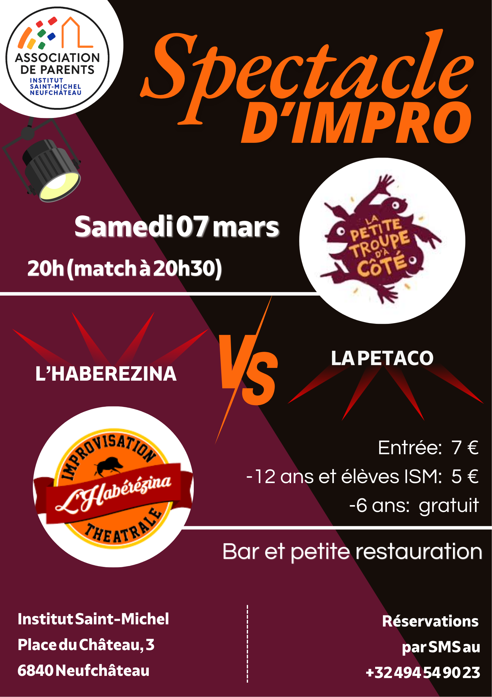 07 mars Match d'impro AP